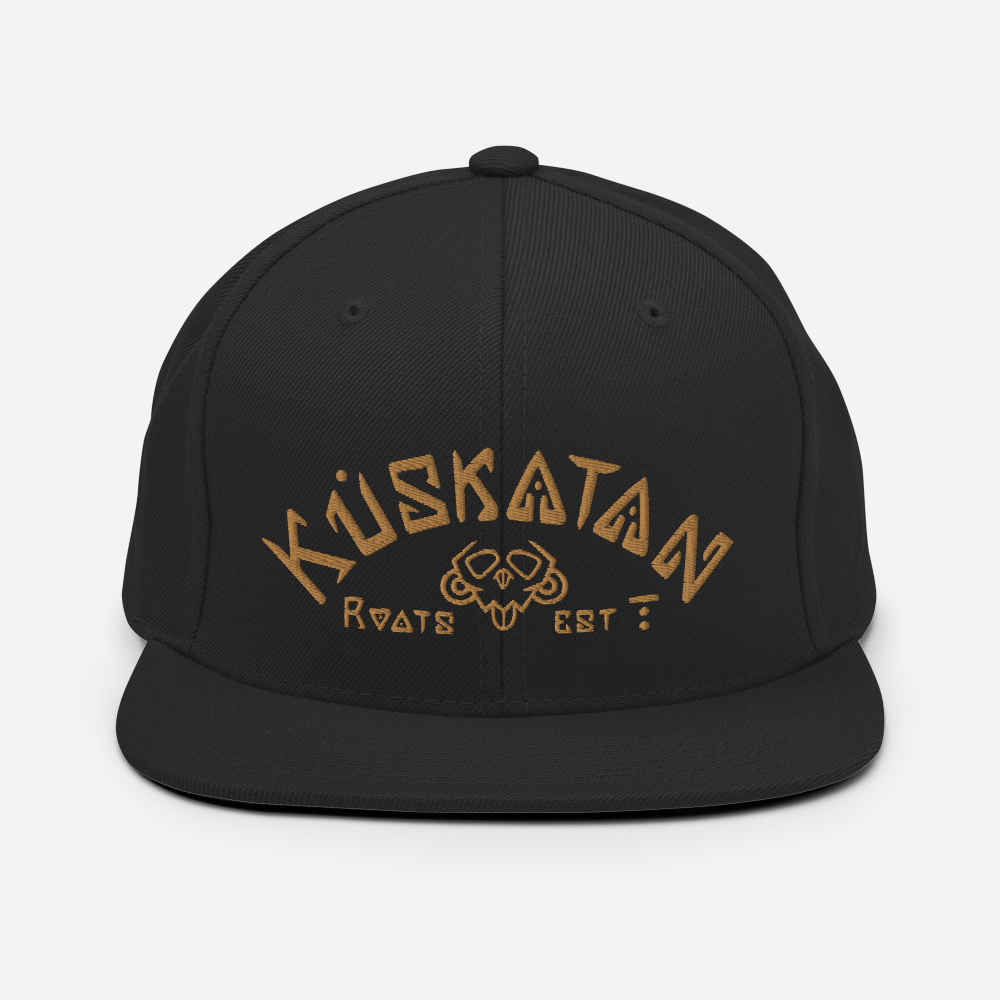 Kuskatan Roots arch snapback gold